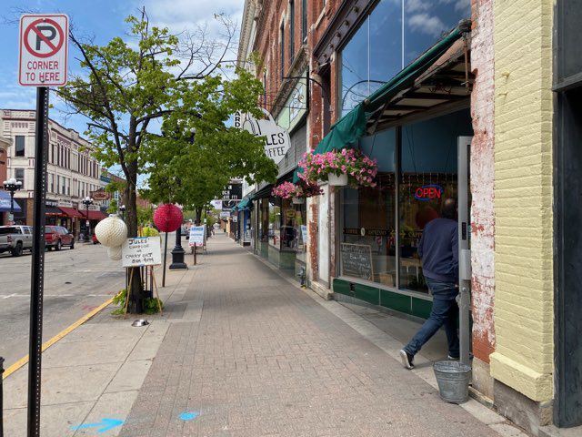 Downtown open for business